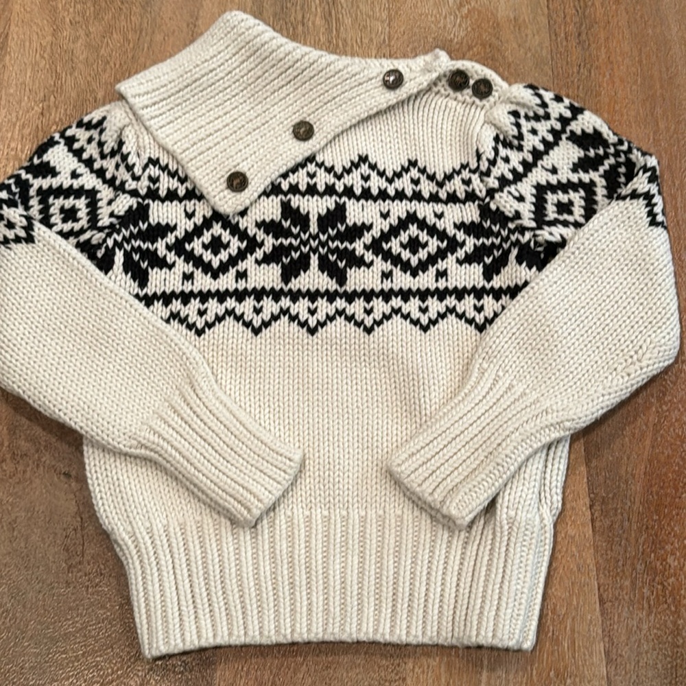 RALPH LAUREN • Fair Isle • Girls Size 2T • Classic Winter Sweater